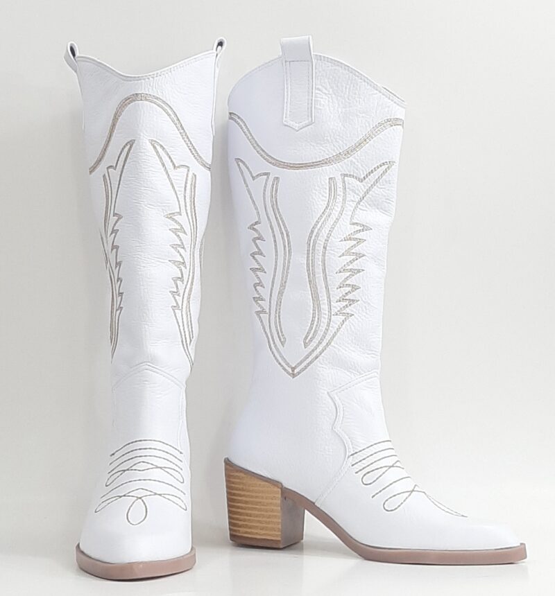BOTAS TEXANAS DALIA BLANCA - Imagen 2